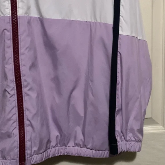 PINK Victoria's Secret Women Burgundy and Lavender Raincoat, XS/S NWOT. - Picture 6 of 12